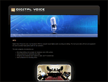 Tablet Screenshot of digitalvoice.fi